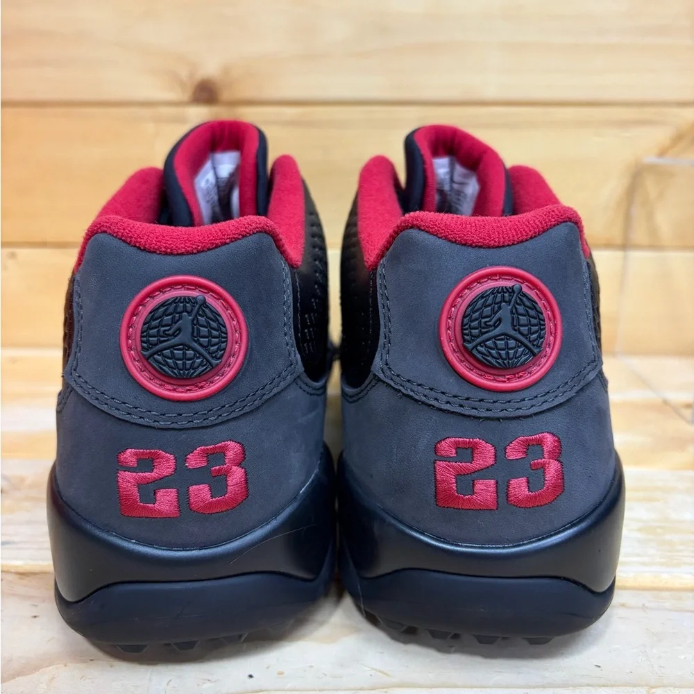 Nike Air Jordan 9 Retro Low Golf Charcoal Grey Black Men’s Size 10.5 FJ5934-002 - Picture 5 of 7
